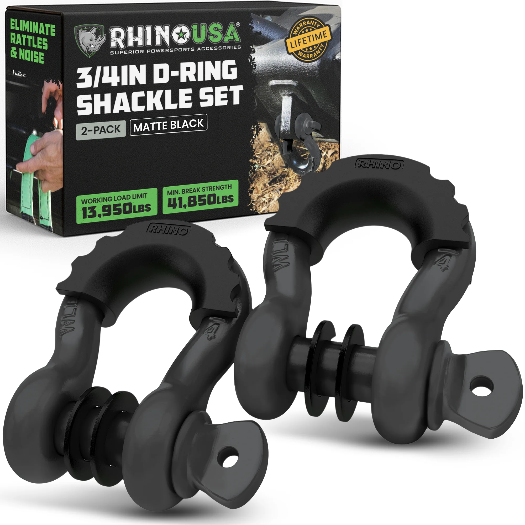 3/4" D-Ring Shackle Set (2-Pack) - Image 15