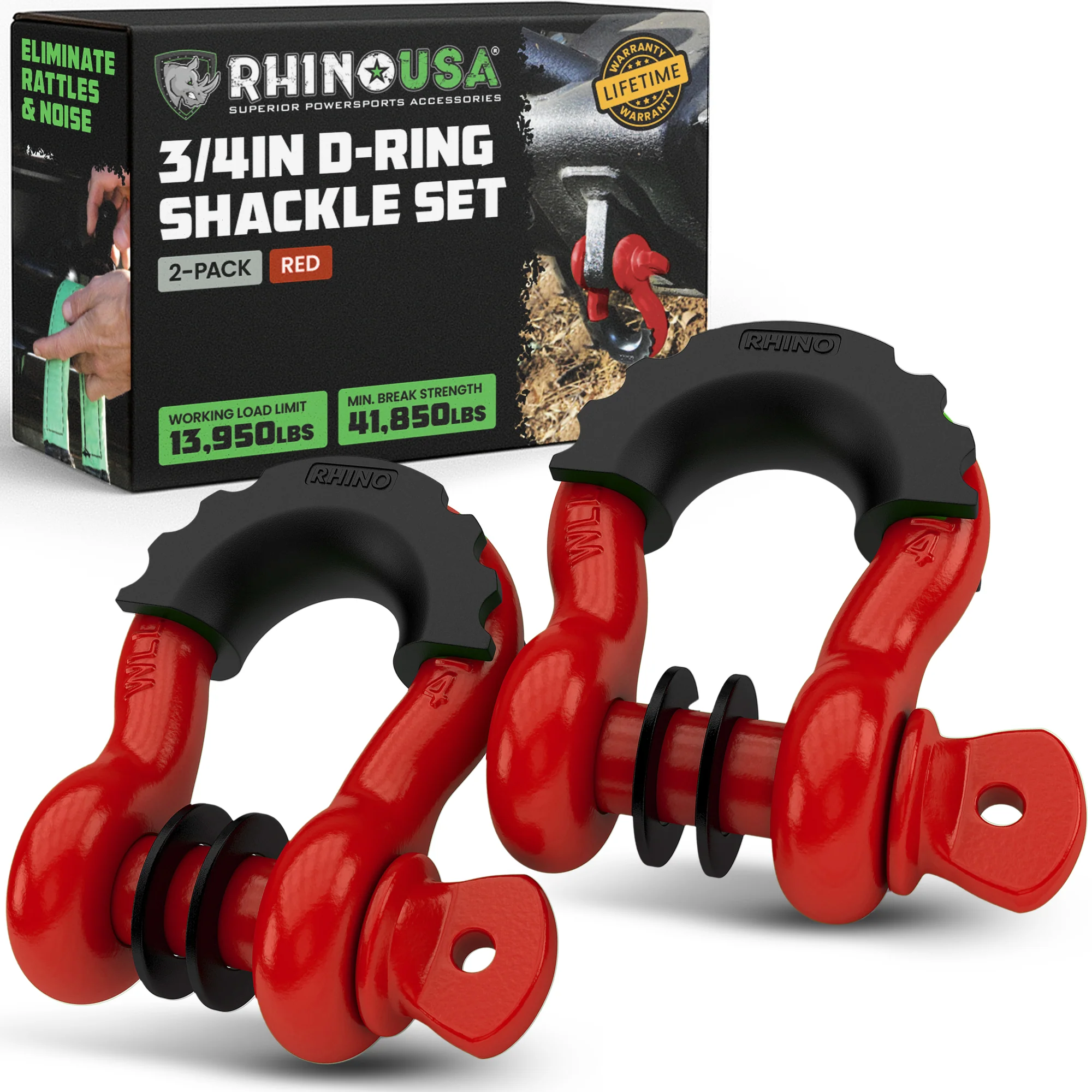 3/4" D-Ring Shackle Set (2-Pack) - Image 22